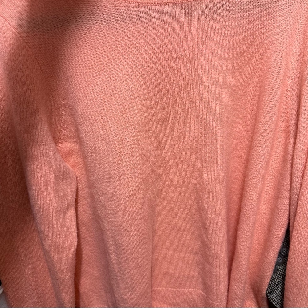 J. Crew Cashmere Coral/Pink Sweater